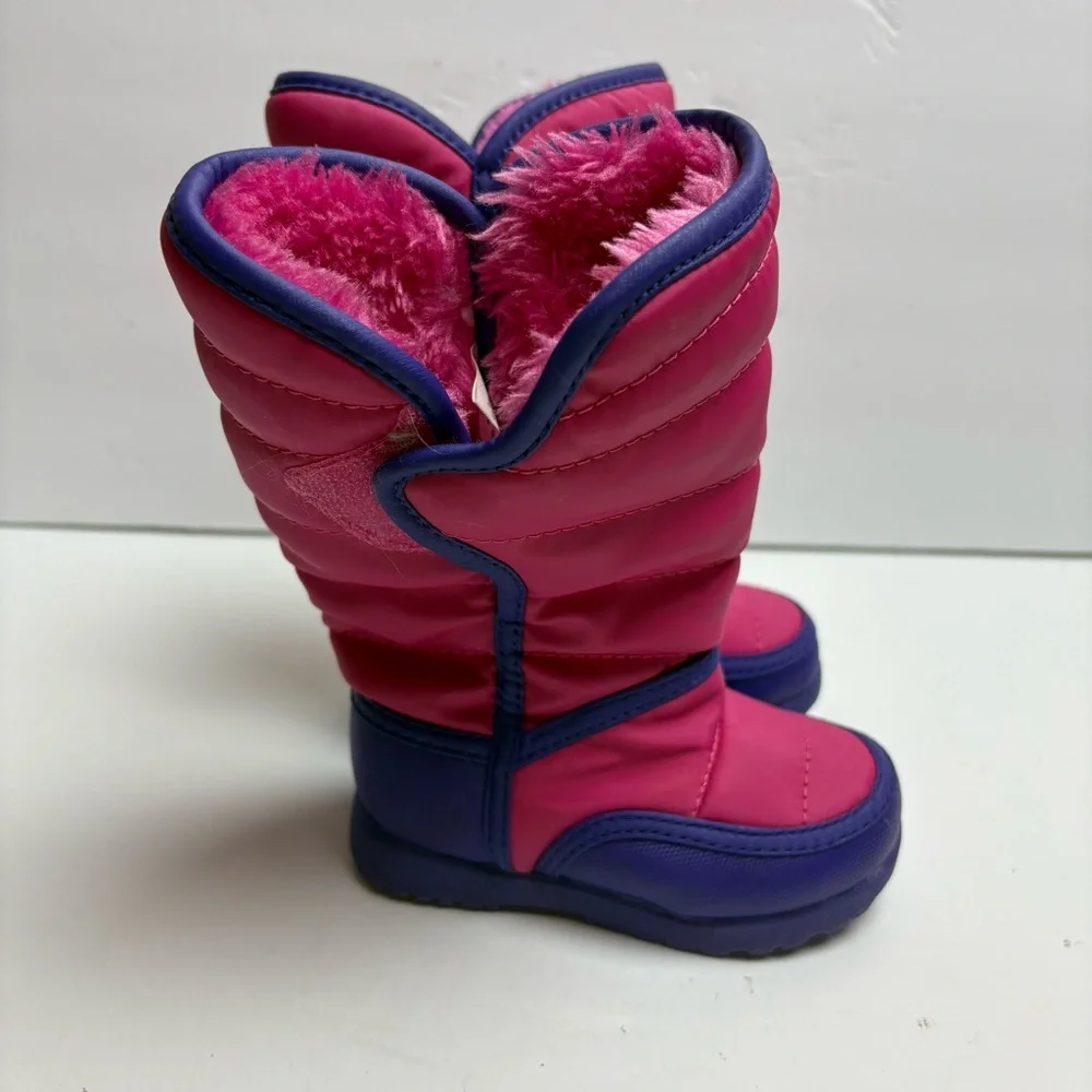 Rugged Outback Snow Boots Pink Purple Girls size 5